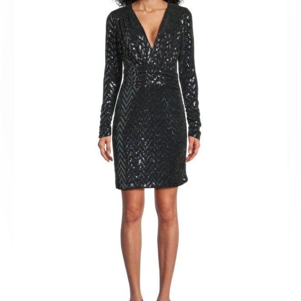 ba&sh sequin mini bodycon dress